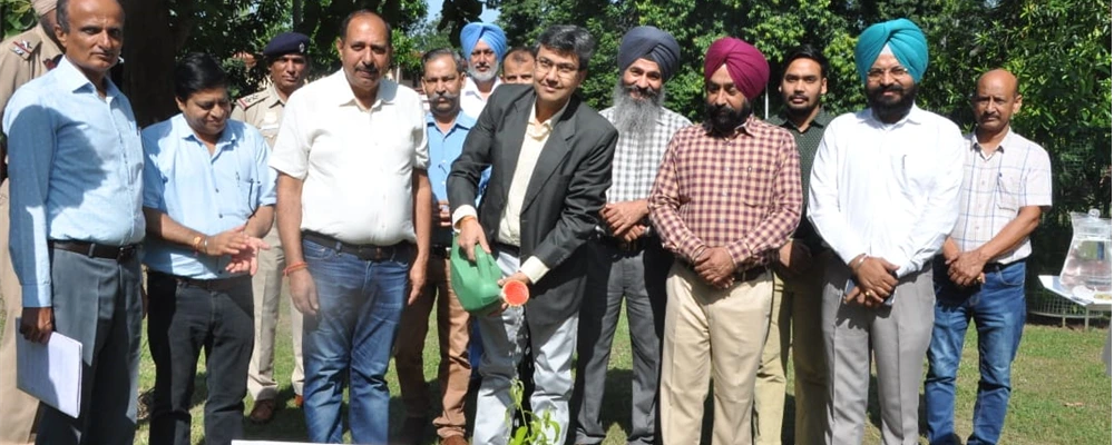 Sh. Manoj Tripathi, Chairman, BBMB during plantation of trees at Bhakra Nangal Project 