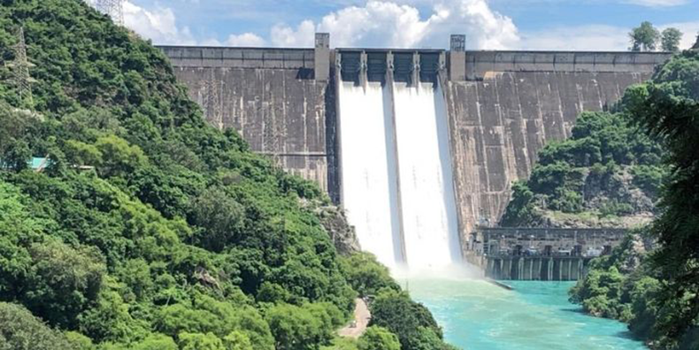Bhakra Project is a marvel in engineering. 