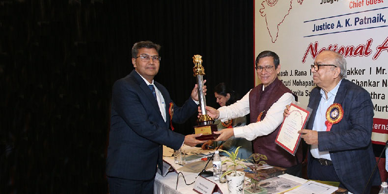 Sh. Manoj Tripathi, Chairman, BBMB, was honoured with the prestigious Capital Foundation National Award